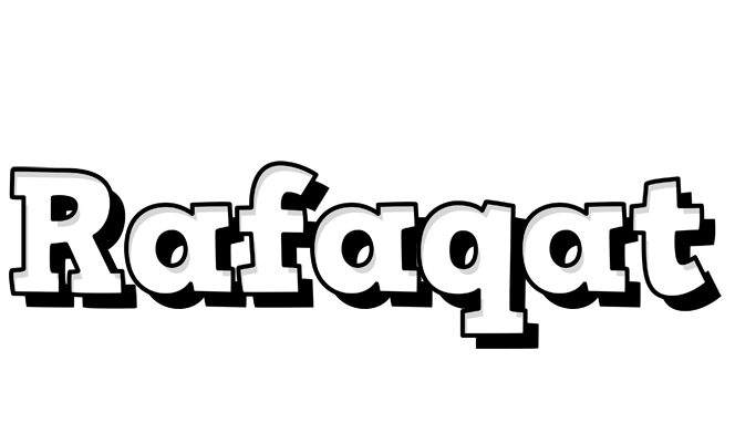 Rafaqat snowing logo