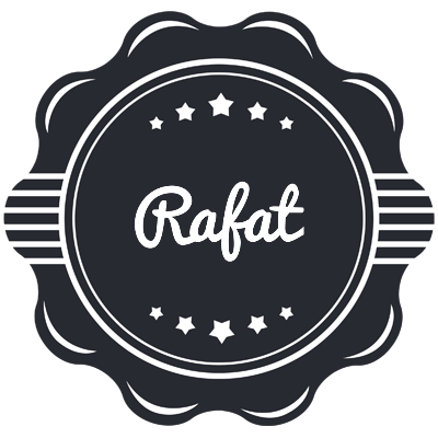 Rafat badge logo