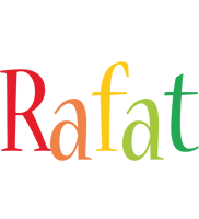 Rafat birthday logo