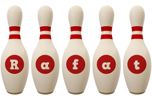 Rafat bowling-pin logo