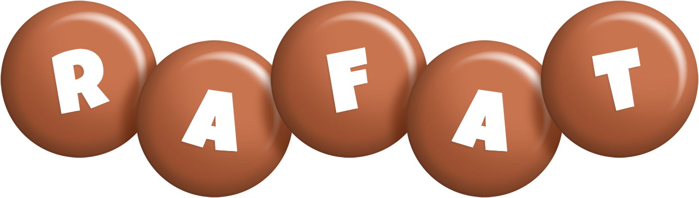 Rafat candy-brown logo
