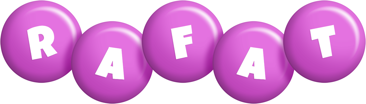 Rafat candy-purple logo