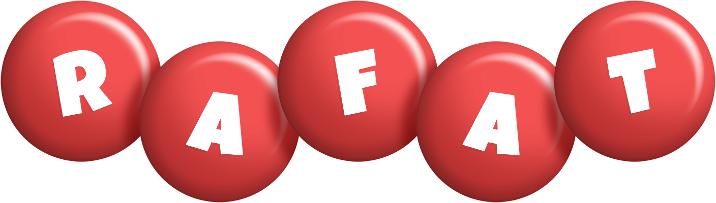 Rafat candy-red logo