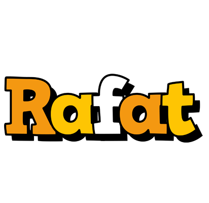 Rafat cartoon logo