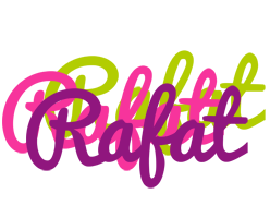 Rafat flowers logo