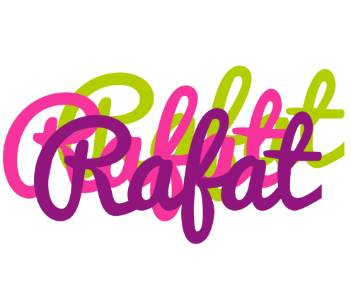 Rafat flowers logo