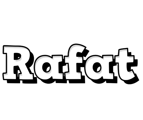 Rafat snowing logo