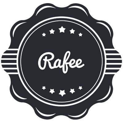 Rafee badge logo