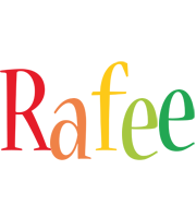 Rafee birthday logo