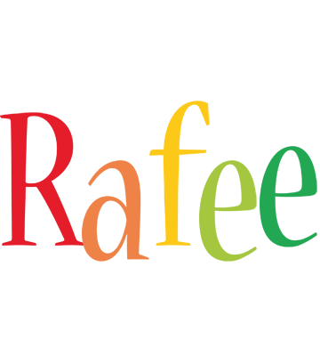 Rafee birthday logo