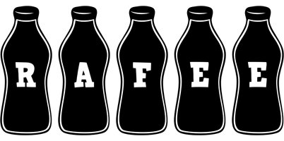 Rafee bottle logo