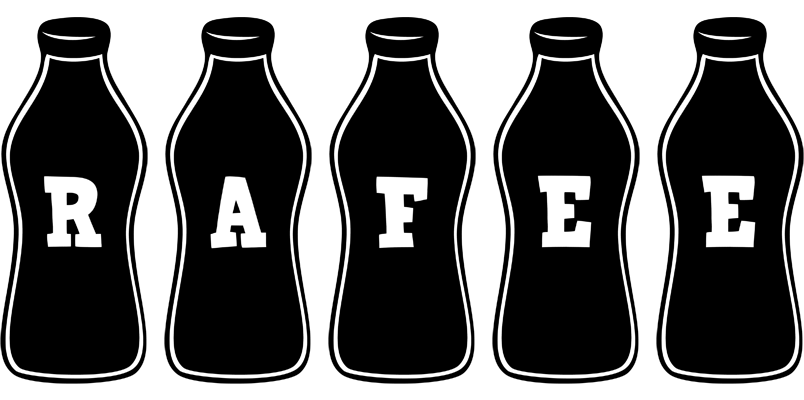 Rafee bottle logo