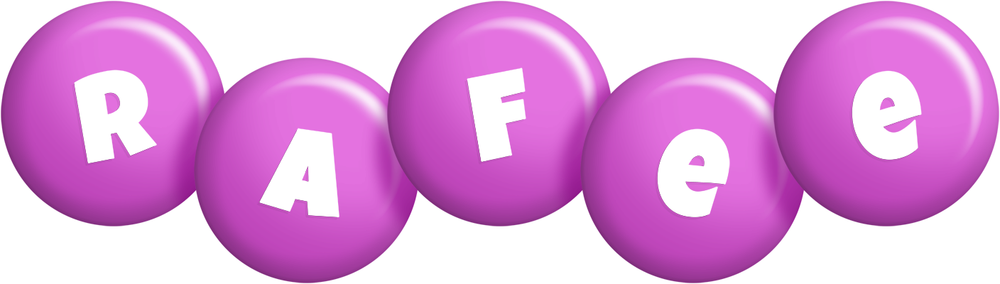 Rafee candy-purple logo