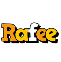 Rafee cartoon logo