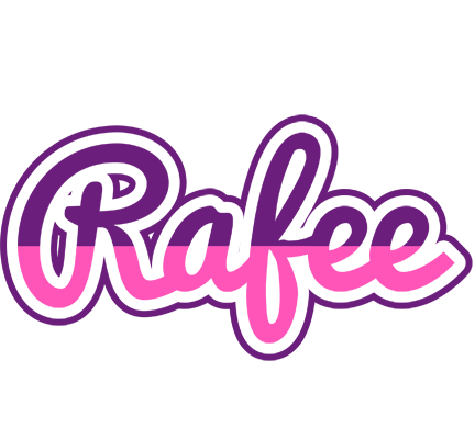 Rafee cheerful logo