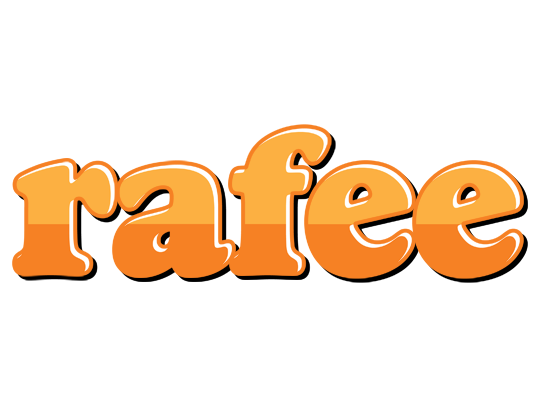Rafee orange logo