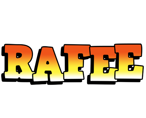 Rafee sunset logo