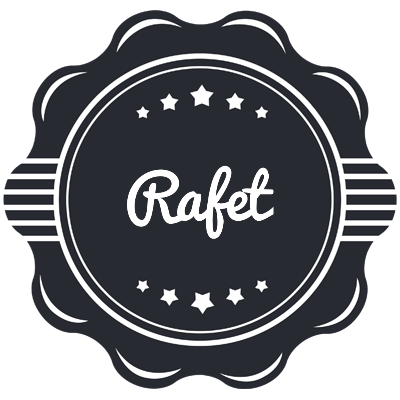 Rafet badge logo