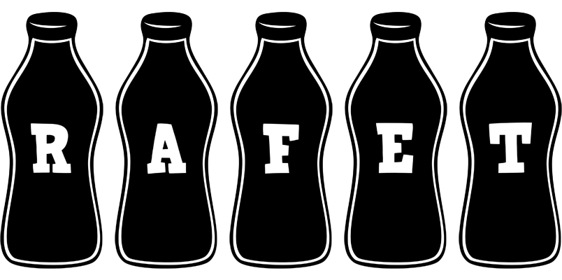 Rafet bottle logo