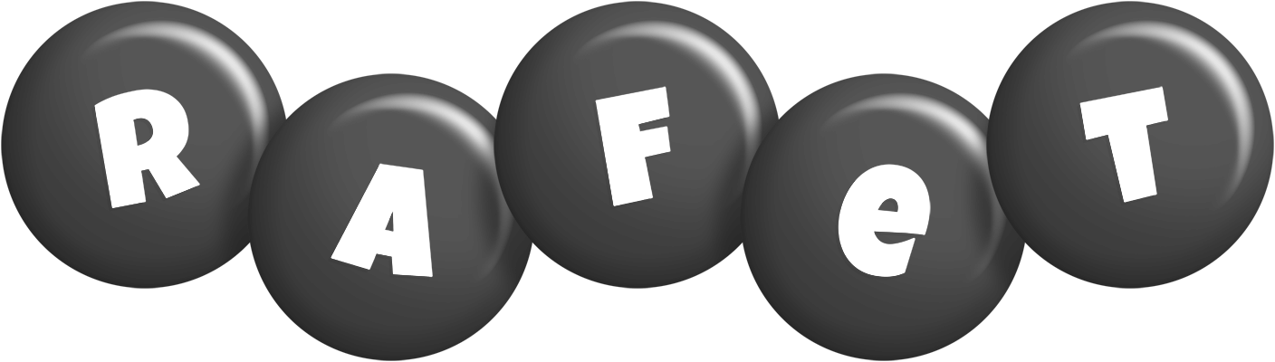 Rafet candy-black logo