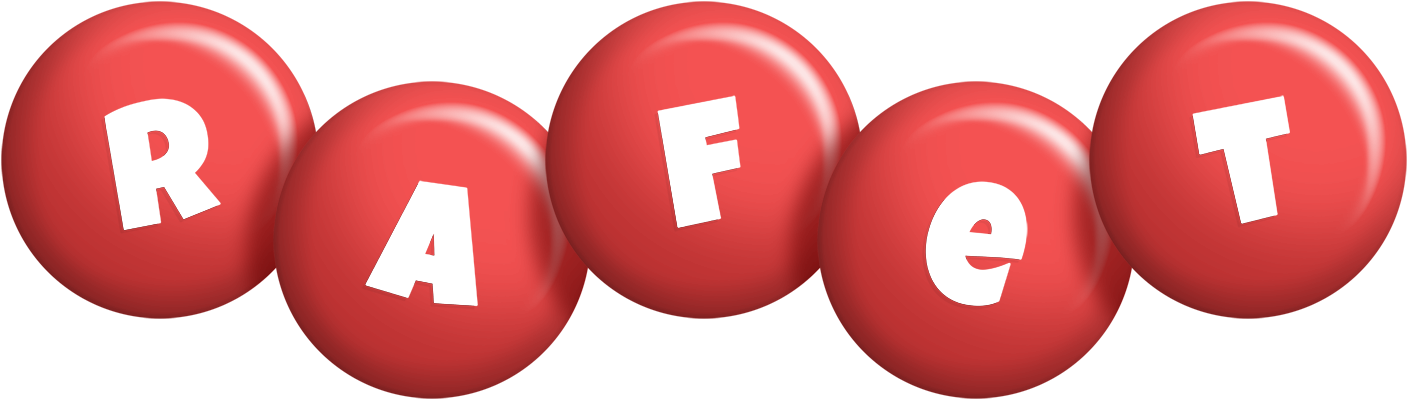 Rafet candy-red logo