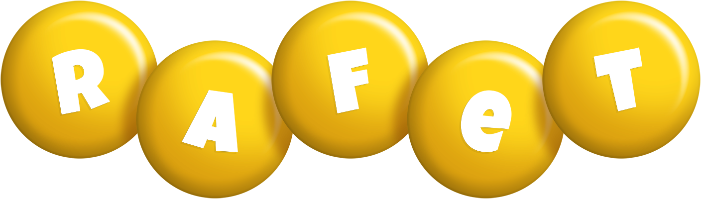 Rafet candy-yellow logo