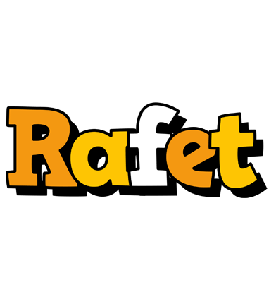 Rafet cartoon logo