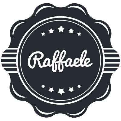 Raffaele badge logo