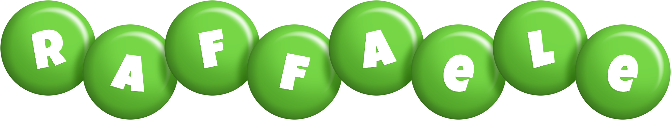Raffaele candy-green logo