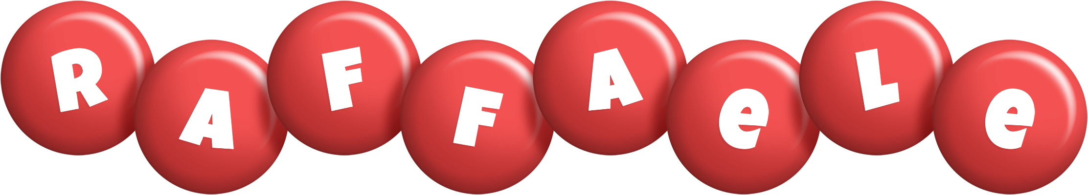 Raffaele candy-red logo