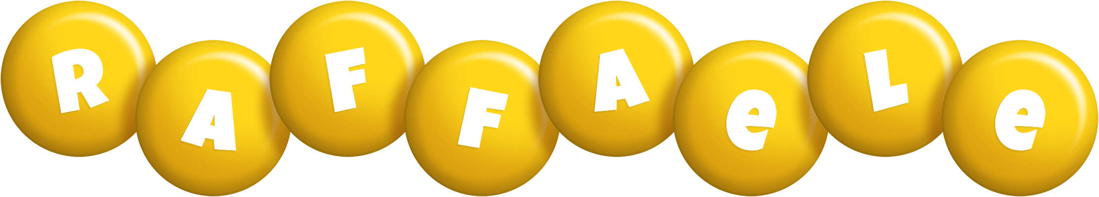 Raffaele candy-yellow logo