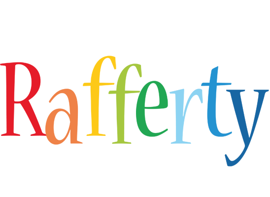 Rafferty birthday logo
