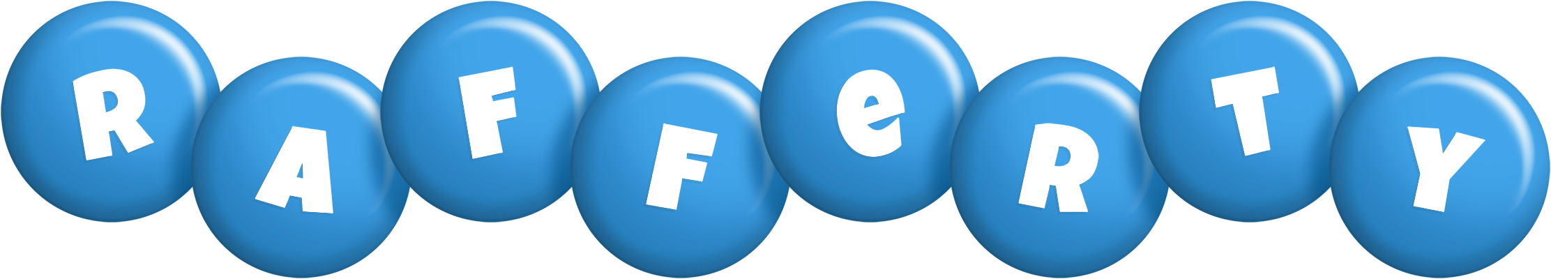 Rafferty candy-blue logo