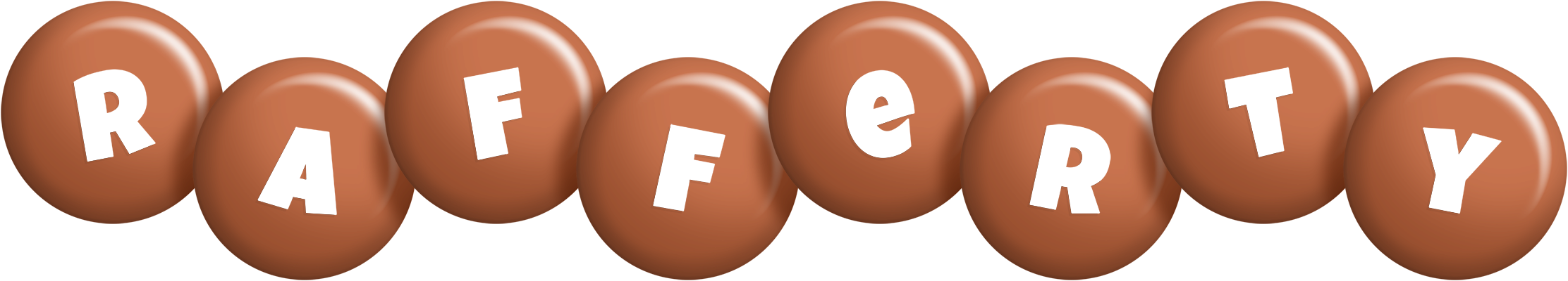 Rafferty candy-brown logo