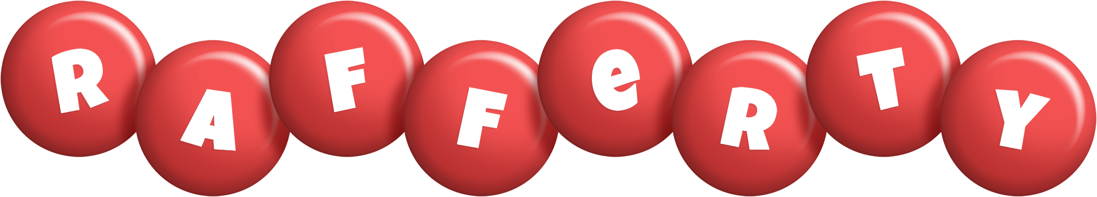 Rafferty candy-red logo