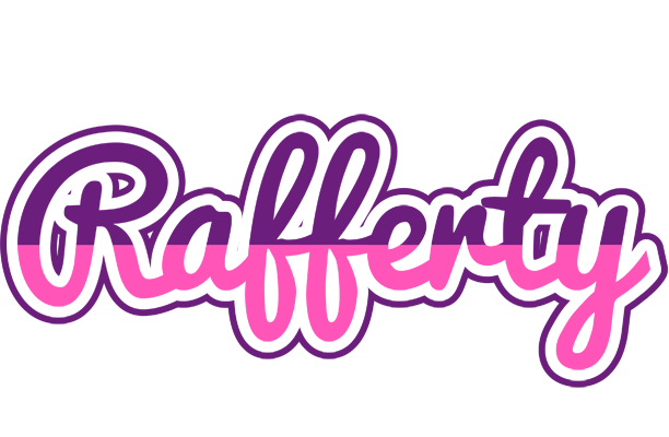 Rafferty cheerful logo