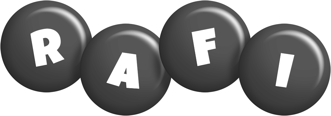 Rafi candy-black logo