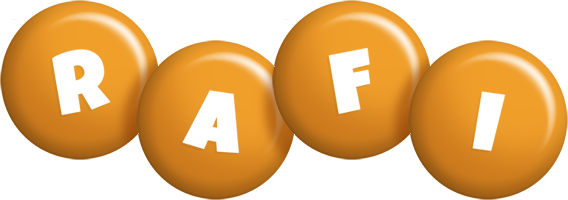 Rafi candy-orange logo