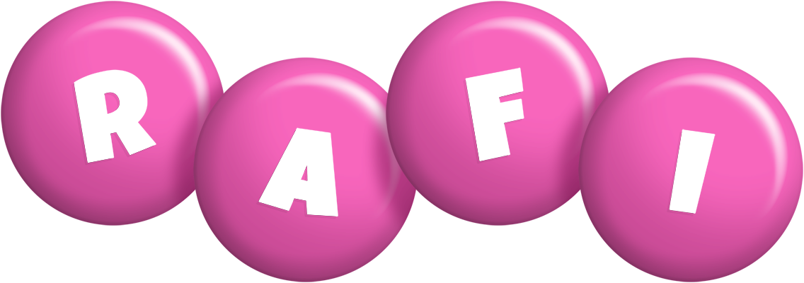 Rafi candy-pink logo