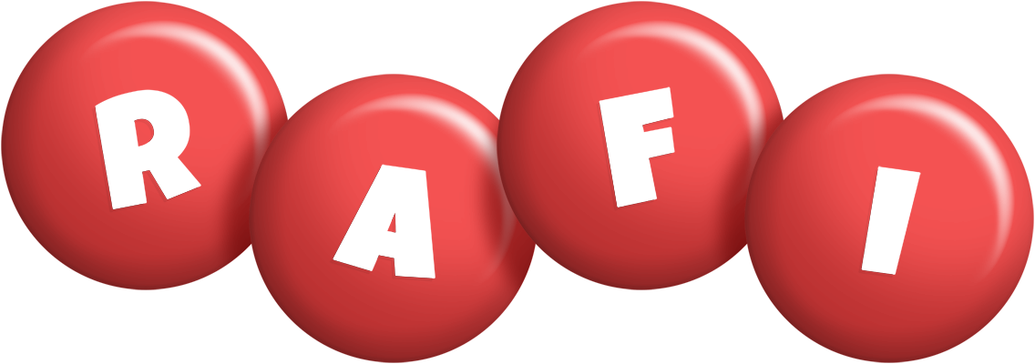 Rafi candy-red logo