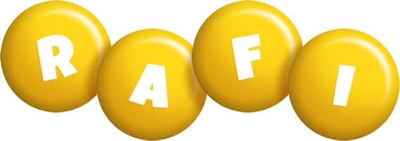 Rafi candy-yellow logo