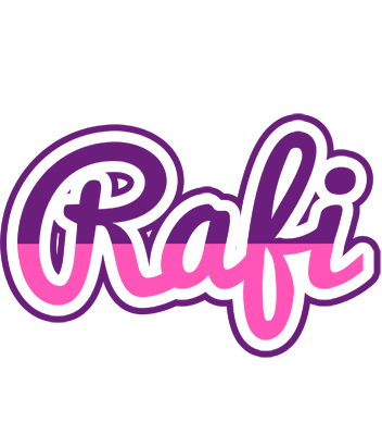 Rafi cheerful logo