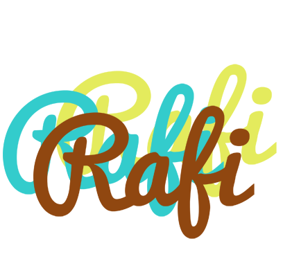 Rafi cupcake logo