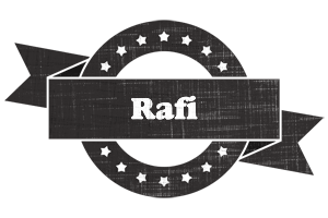 Rafi grunge logo