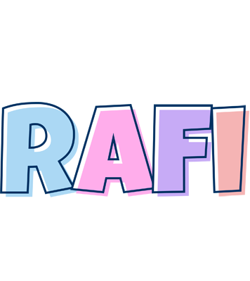 Rafi pastel logo