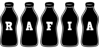 Rafia bottle logo
