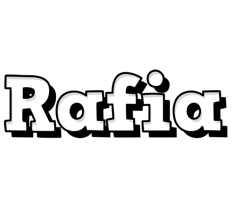 Rafia snowing logo