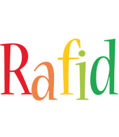 Rafid birthday logo