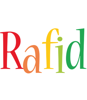 Rafid birthday logo