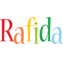 Rafida birthday logo